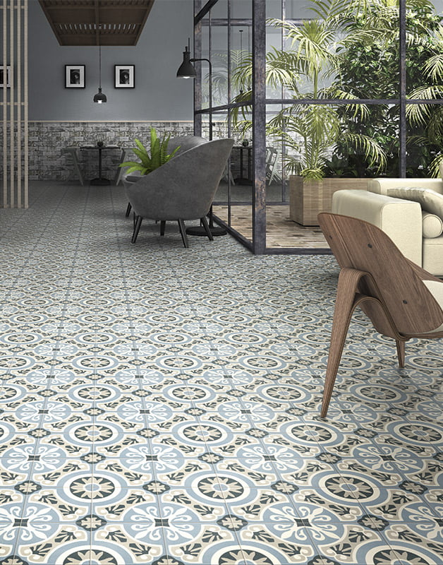 Click para tamaño original CERAMICA PISO 20 X 20 CENTRO VIENA PISO/MURO 1.00 MT X CAJA MAINZU