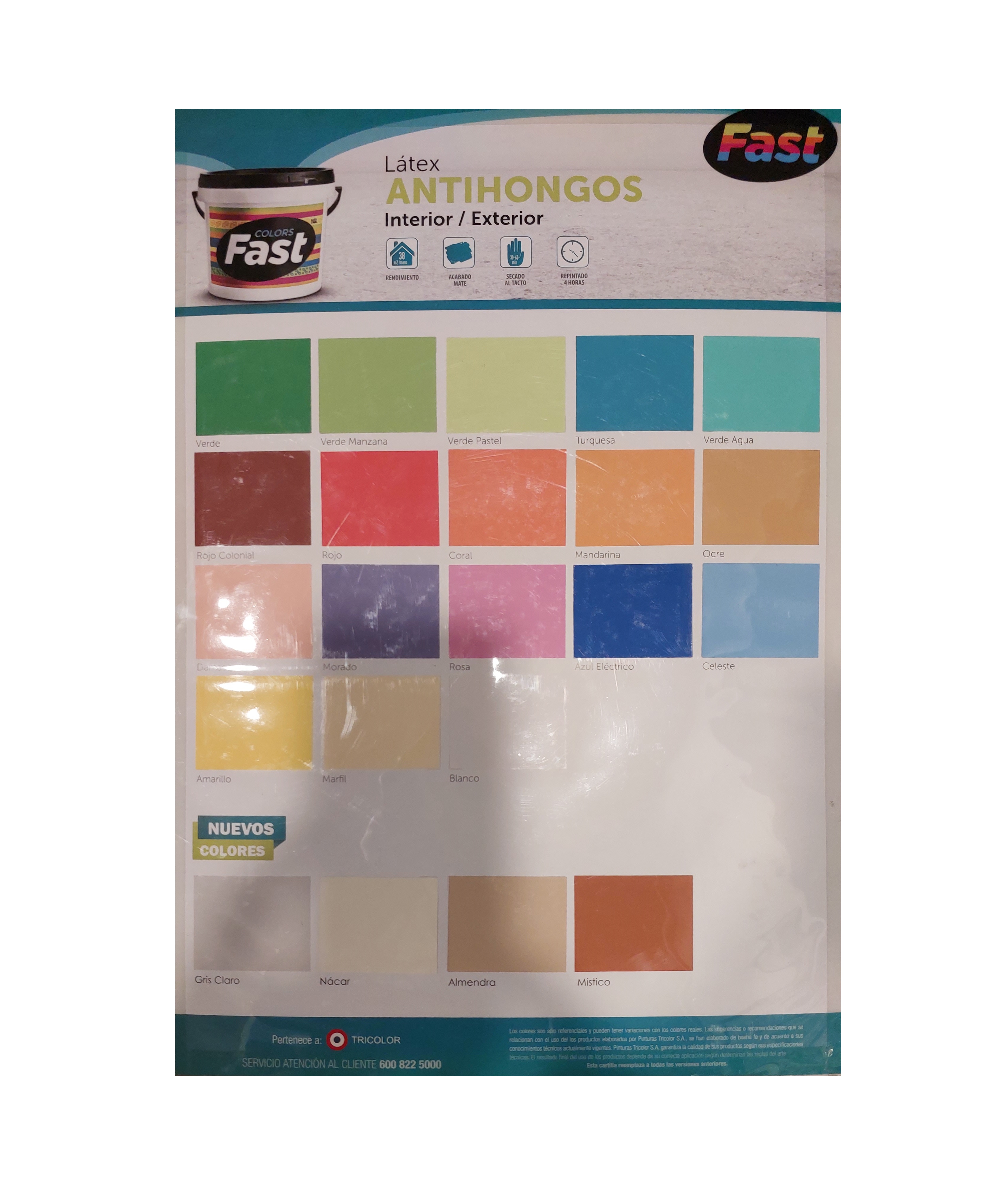 Click para tamaño original GALON LATEX CORAL IRIS/FAST