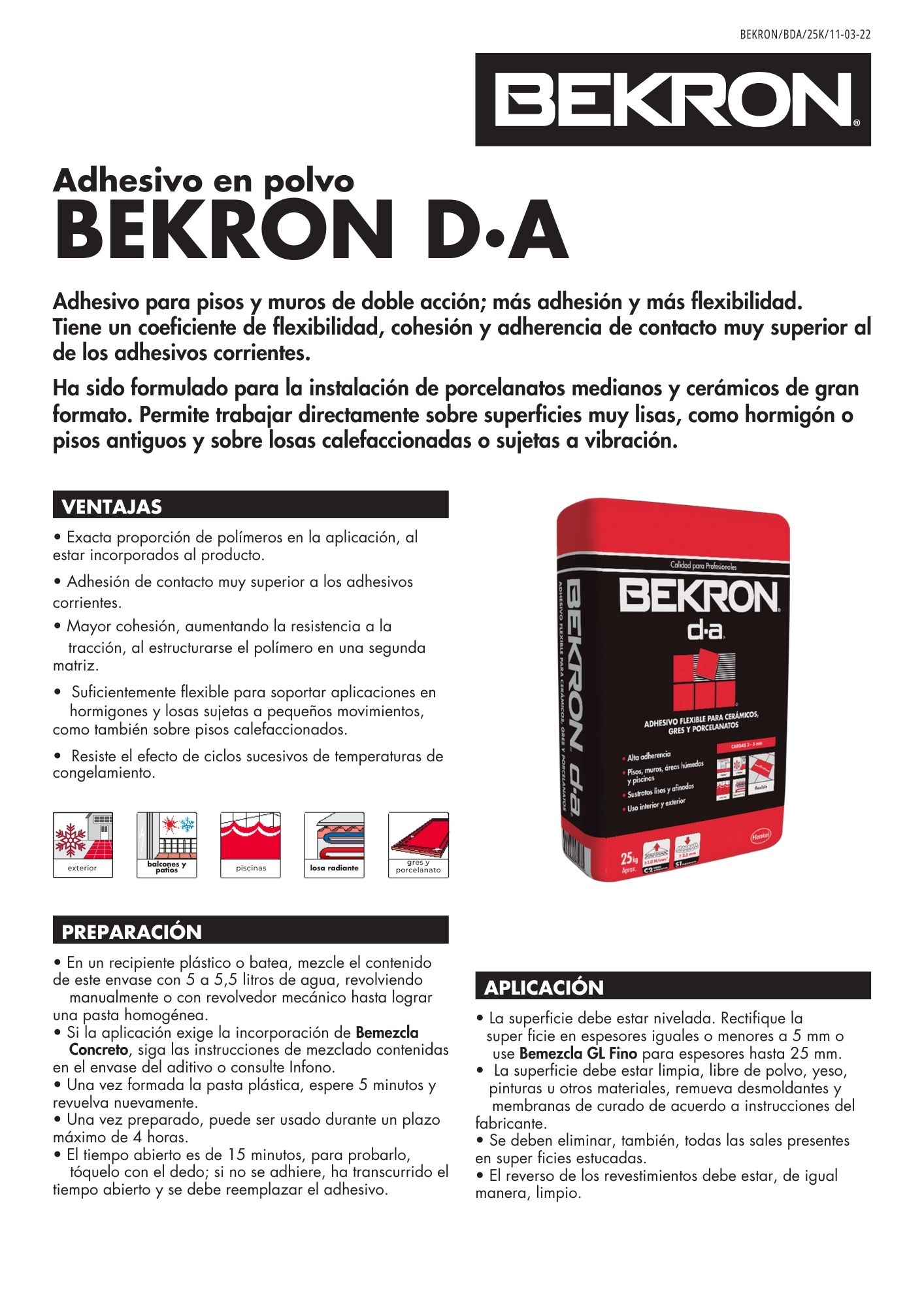 SACO BEKRON D. A. 25 KG