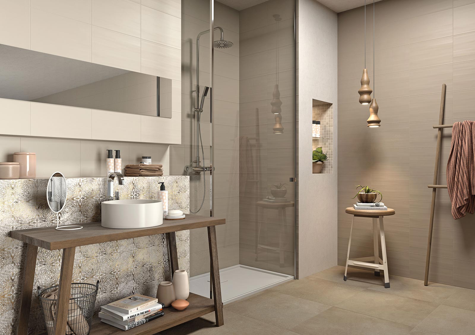 Click para tamaño original CERAMICA MURO 25 X 38 NEUTRAL SAND 1.33 MT X CAJA 2DA. SELEC. MARAZZI