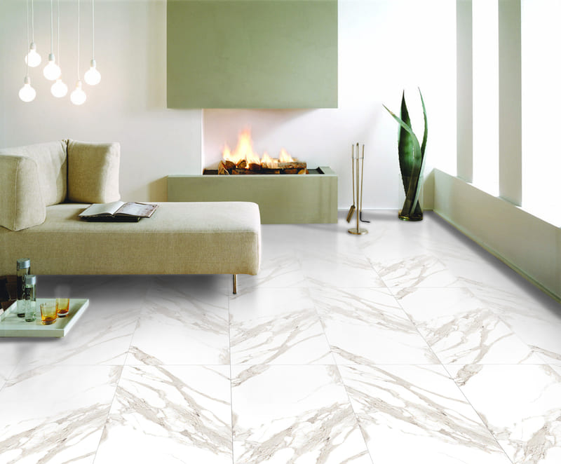 GRES PORCELANICO 60 X 120 STATUARIO CARRARA BRILLO 1.44 MT X CAJA DADE/CHINO