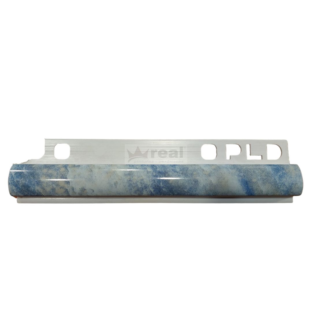 LISTEL PVC AZUL PLATA 2.40 MTL 2CTM ANCHO (809040)