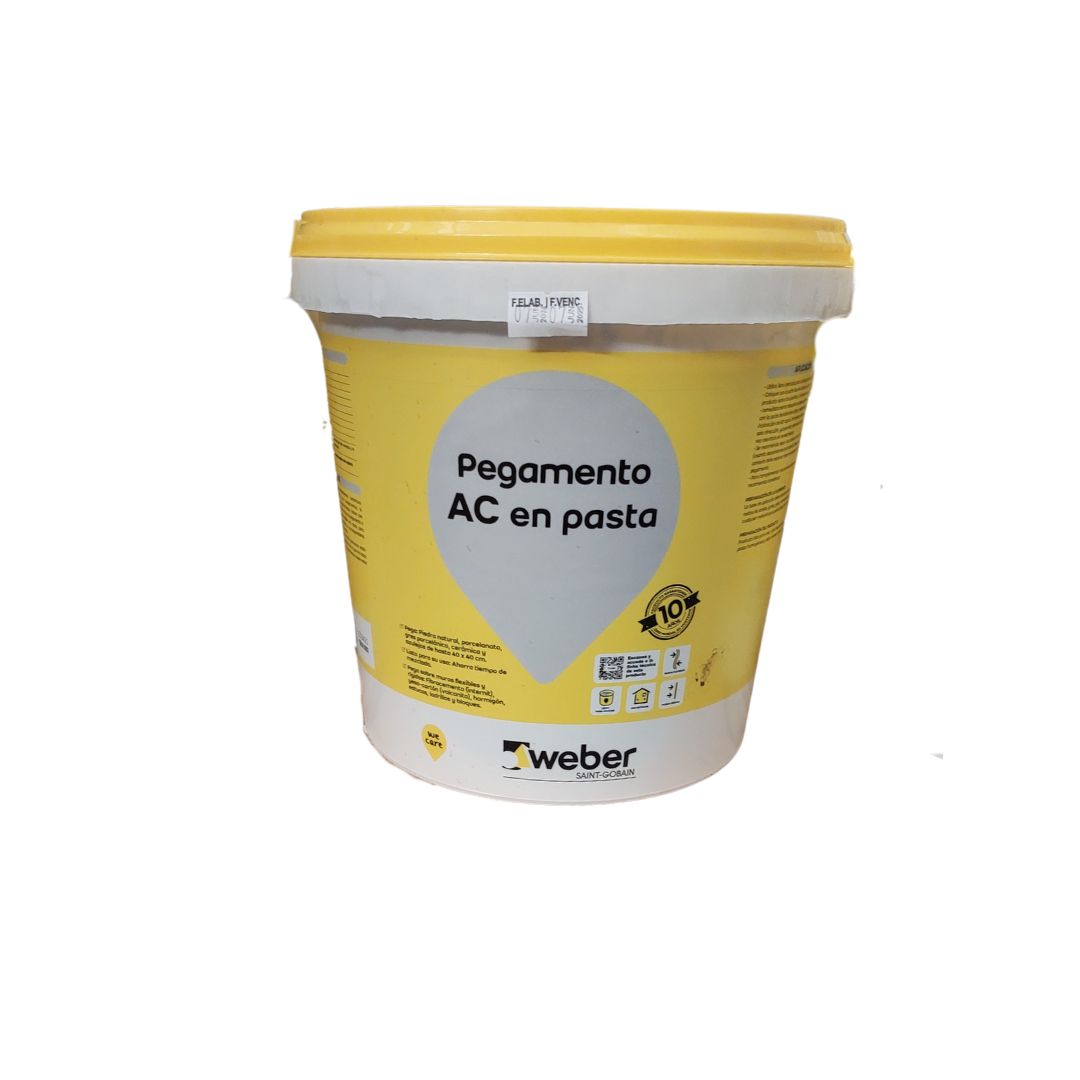 PEGAMENTO 6 KG PASTA AC WEBER QUI051