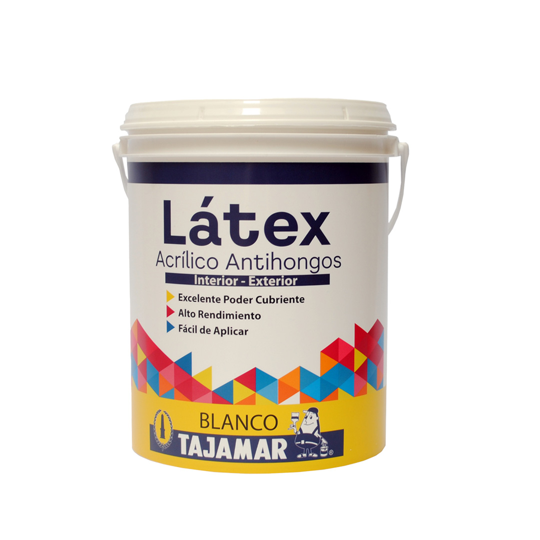 Click para tamaño original LATEX ACRILICO BLANCO TAJAMAR Galon