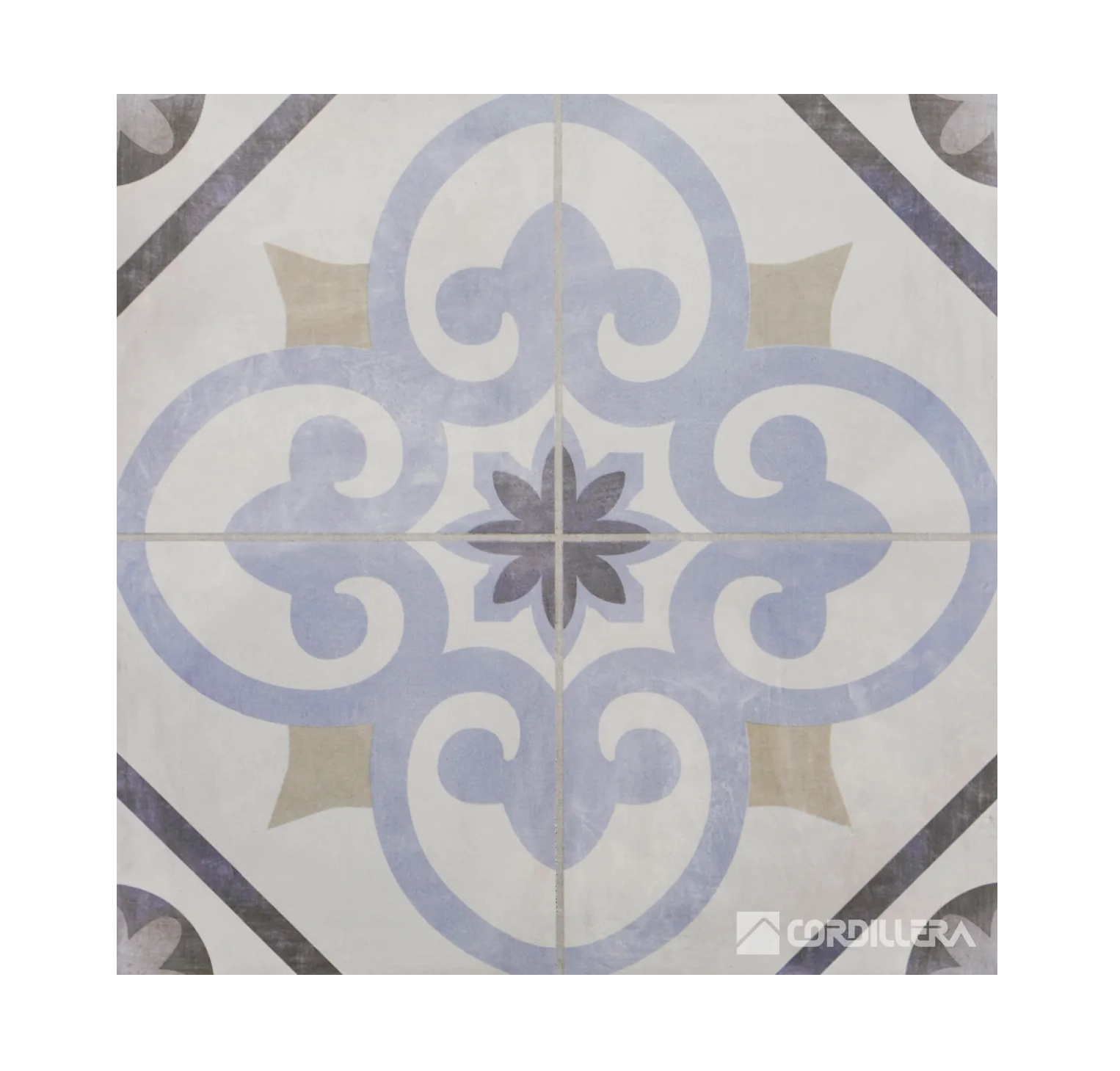 Click para tamaño original CERAMICA PISO 45 X 45 AGADIR AZUL 2.29 MT X CAJA CORDILLERA