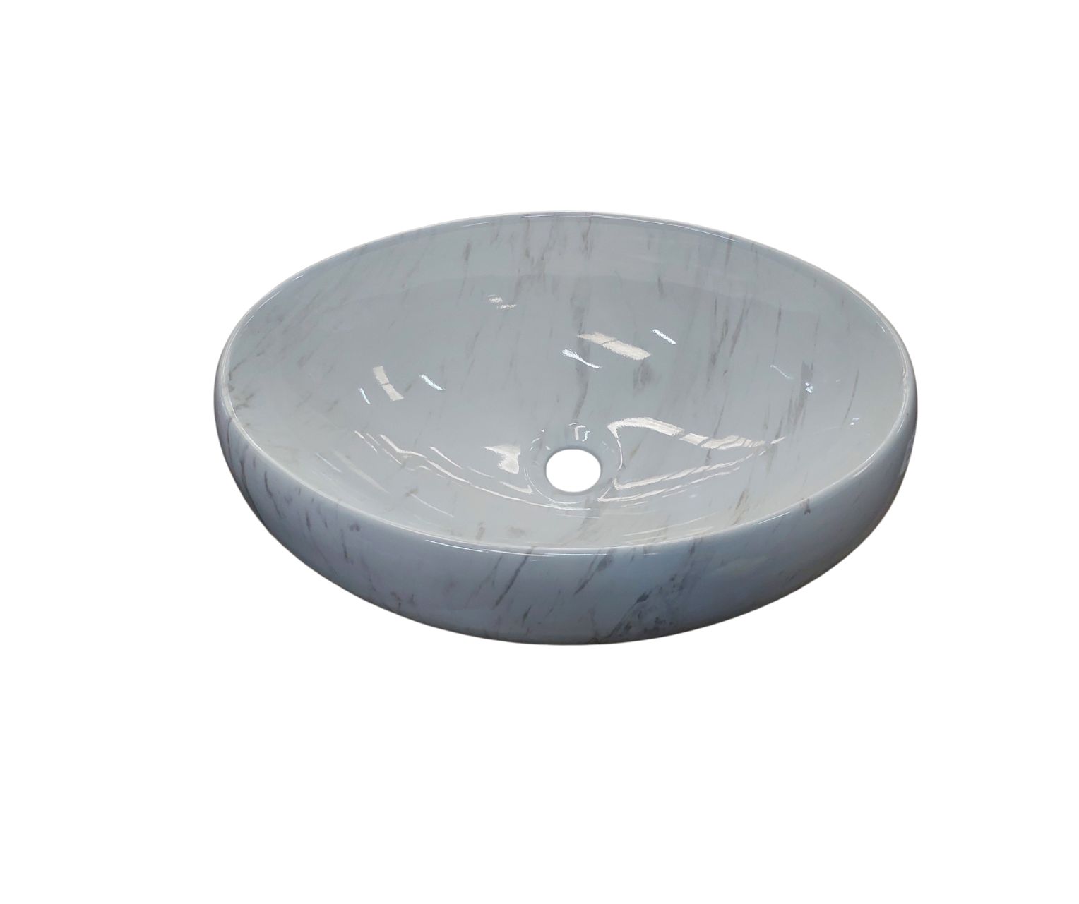 Click para tamaño original VANITORIO SOBREPONER NC608 49 X 35 X 16 BLANCO MARMOL JG