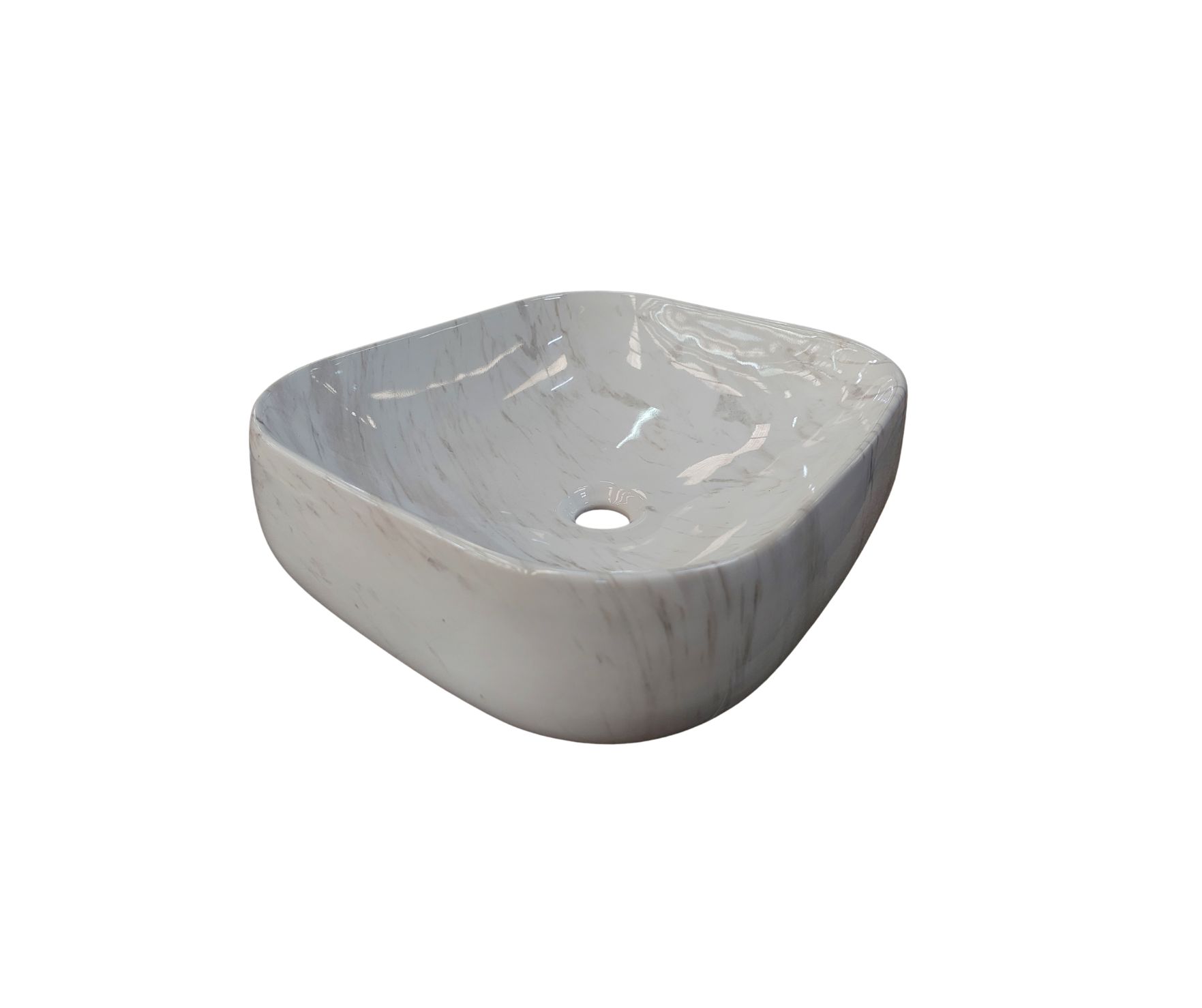 Click para tamaño original VANITORIO SOBREPONER NC504 47 X 41 X 16 BLANCO MARMOL JG