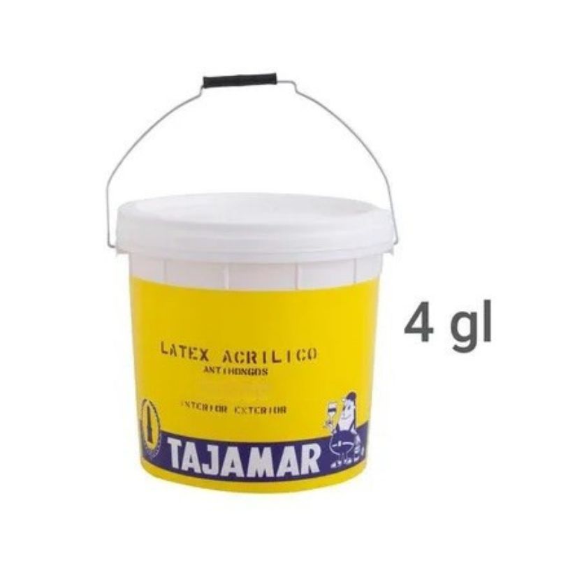 Click para tamaño original LATEX ACRILICO CREMA TAJAMAR Tineta