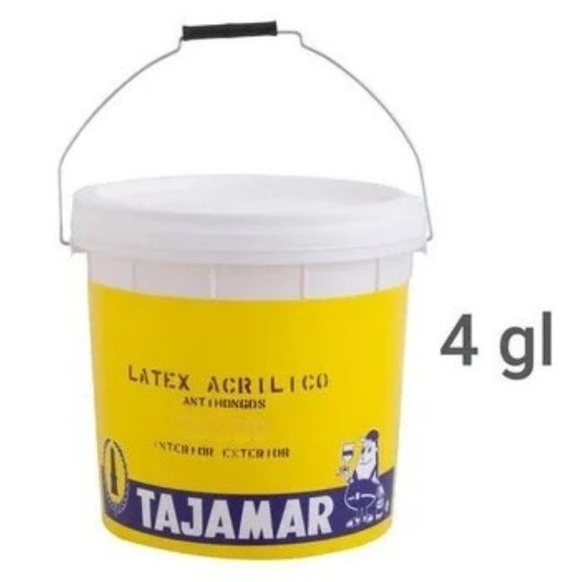 Click para tamaño original LATEX ACRILICO CREMA TAJAMAR Tineta
