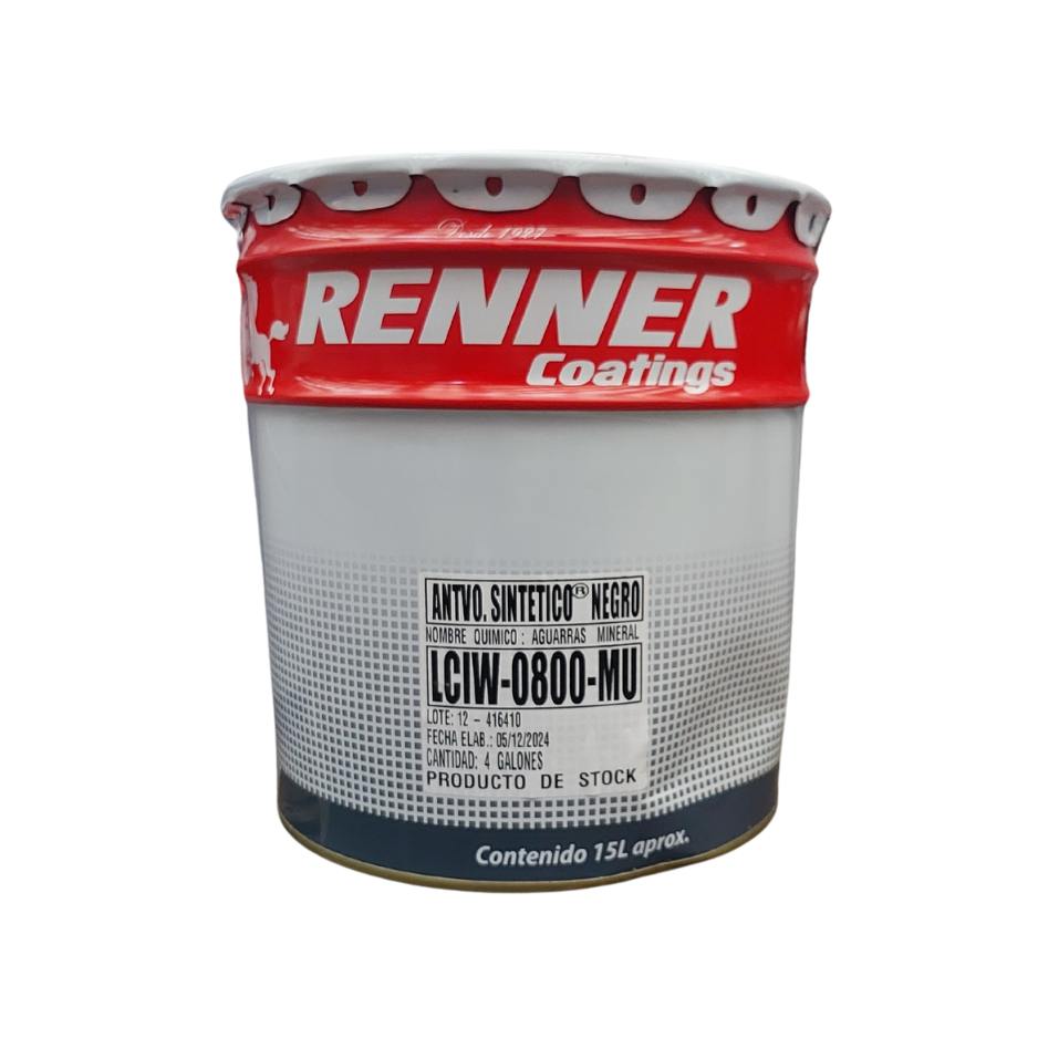 Click para tamaño original ANTICORROSIVO NEGRO RENNER Tineta