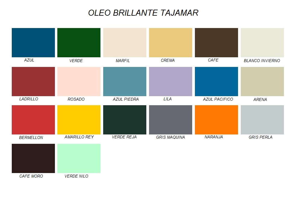 OLEO BRILLANTE ROJO BERMELLON TAJAMAR Galon