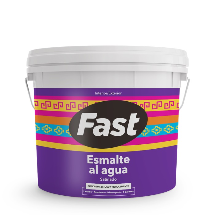ESMALTE AGUA BLANCO IRIS/FAST Tineta