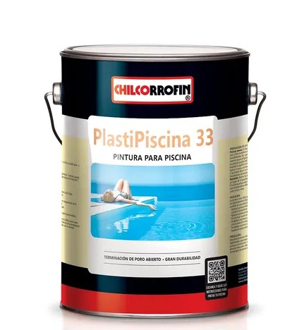 PLASTIPISCINA 33 GRIS PISCINA CHILCORROFIN Galon