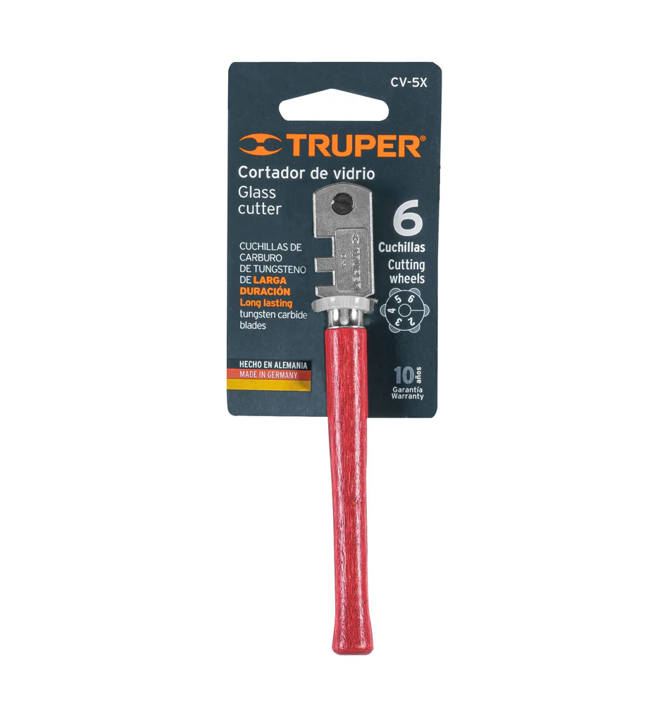 Click para tamaño original CORTADOR VIDRIO 6 CUCHILLAS FERA01012954 TRUPER