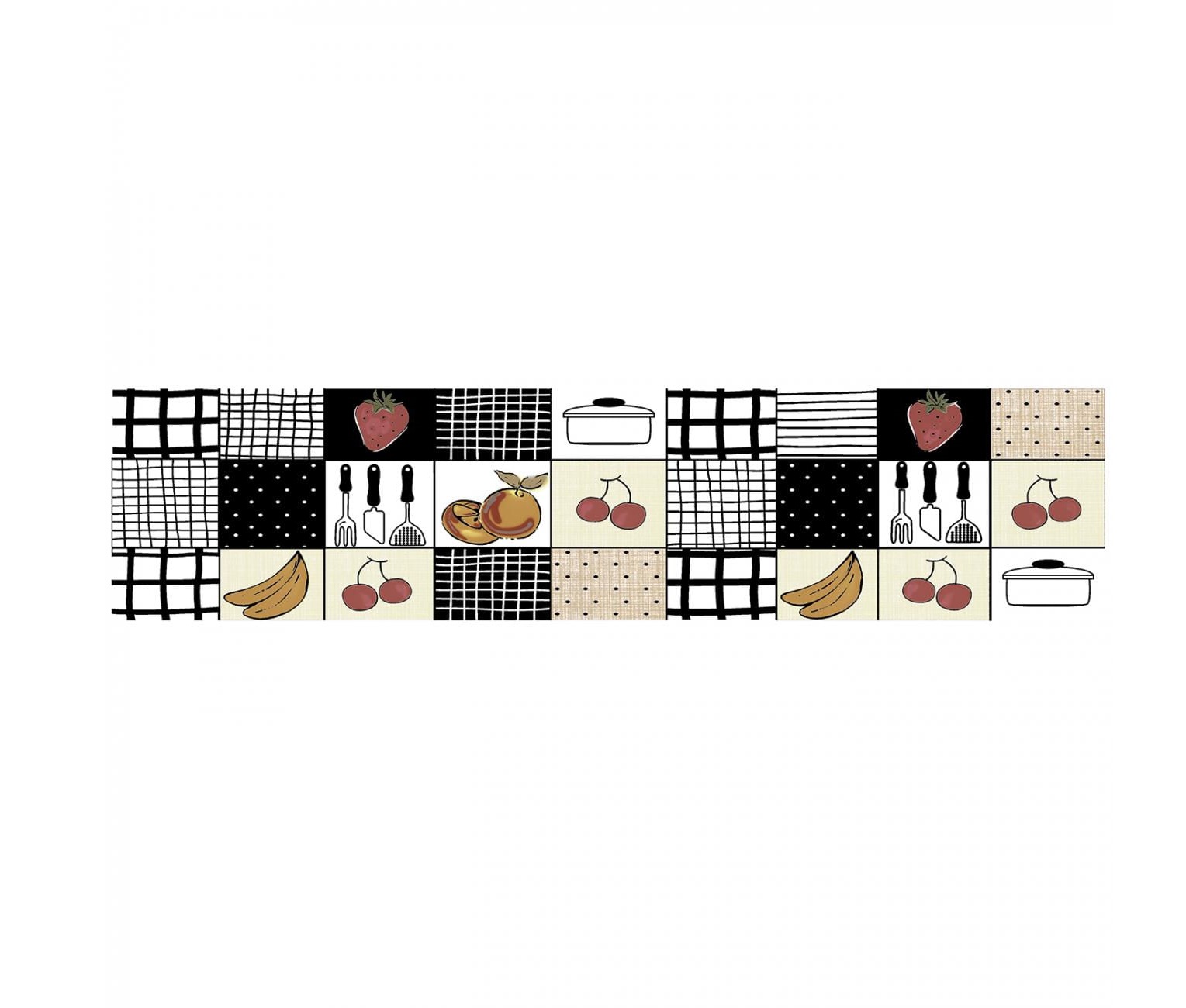 LISTEL CERAMICA COCINA FRUTAL 08 X 35  DECORALIA