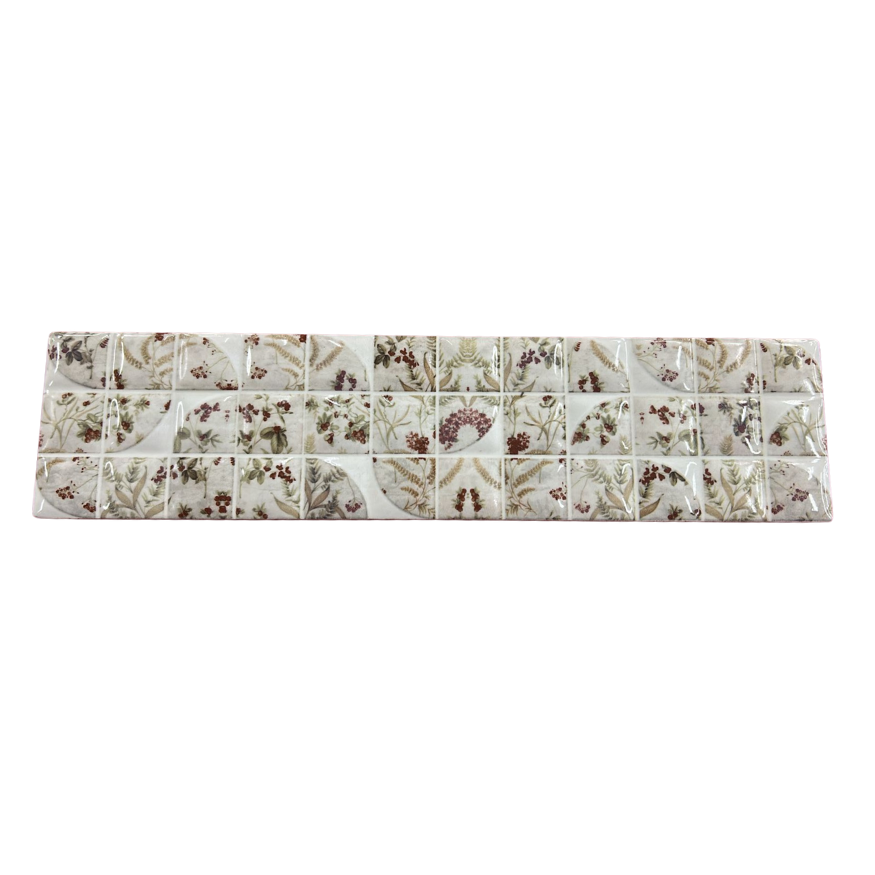 LISTEL CERAMICA  MELISSA  08 X 35 DECORALIA