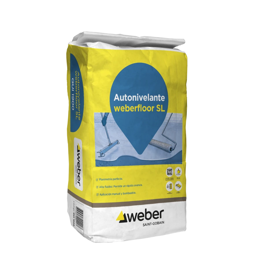 AUTONIVELANTE WEBERFLOOR SL QUI-1900 SACO  25 KG