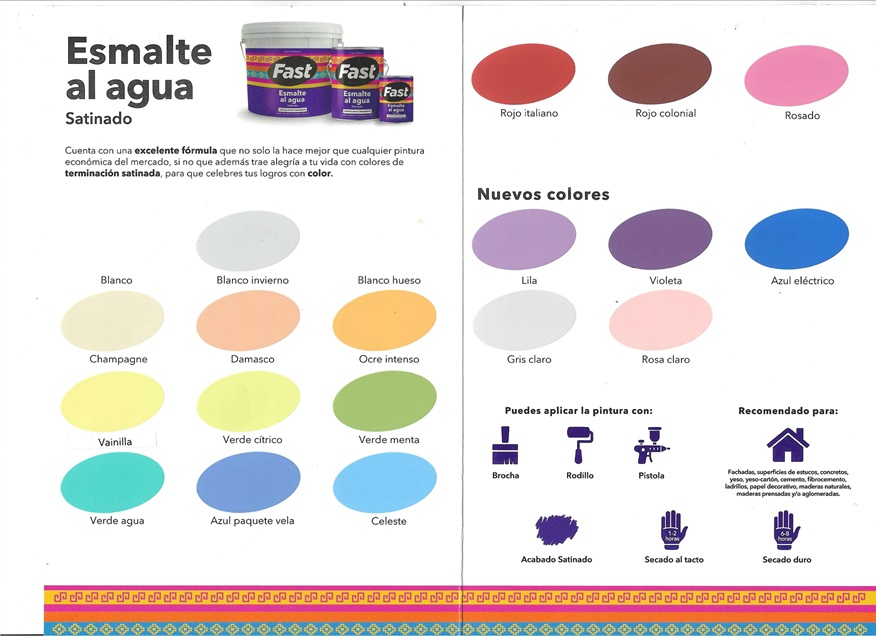 ESMALTE AGUA BLANCO   FAST Galon