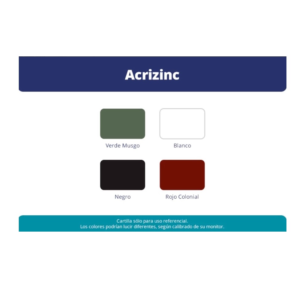 ACRIZINC NEGRO SIPA Galon