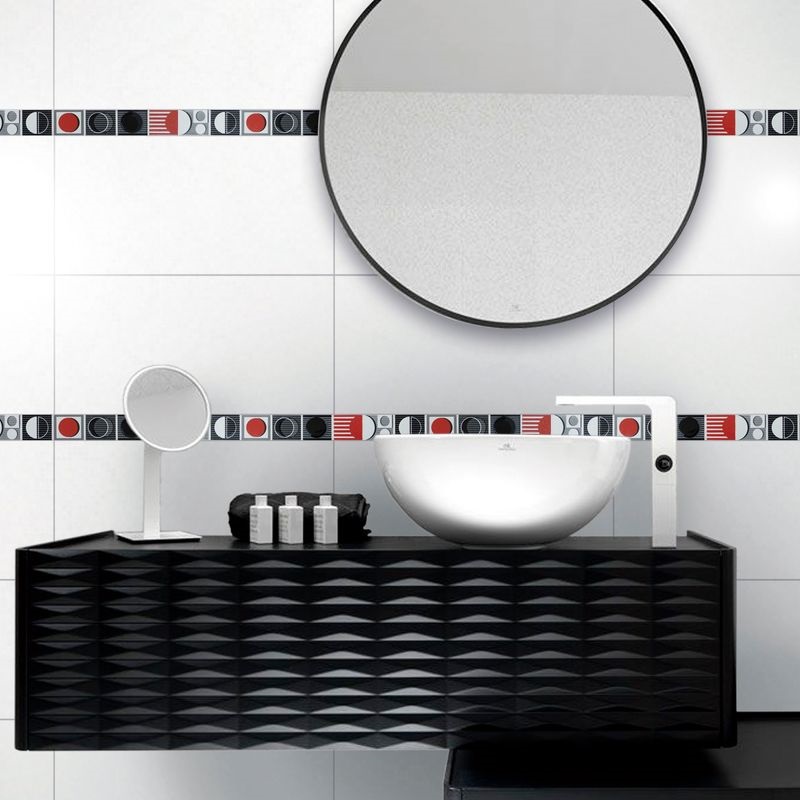 LISTEL CERAMICA CARTAGENA 03 X 40 SET 3 PIEZAS ( 1.20 MTL9 KANTU