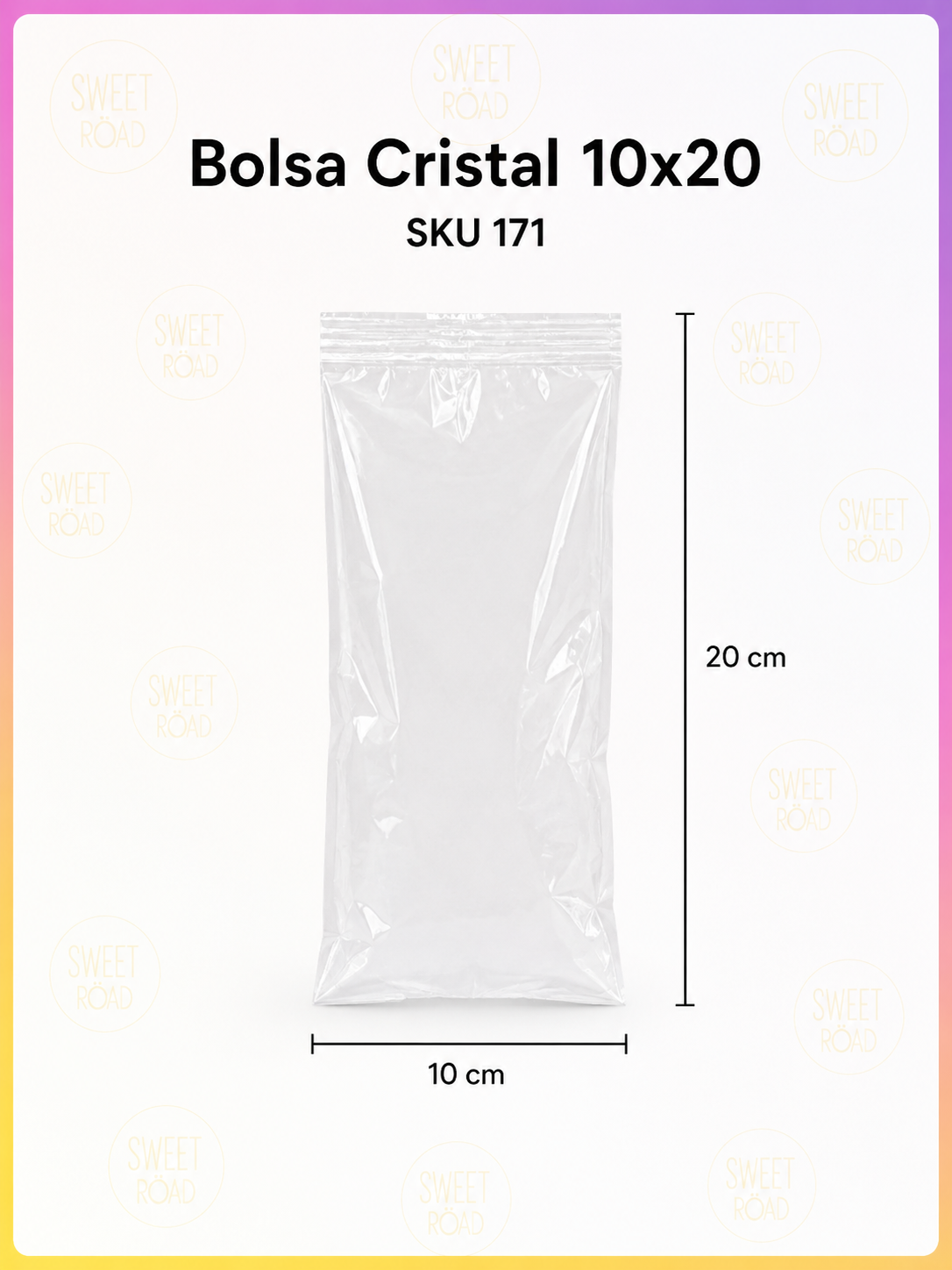 Bolsa Cristal 10x20 cm