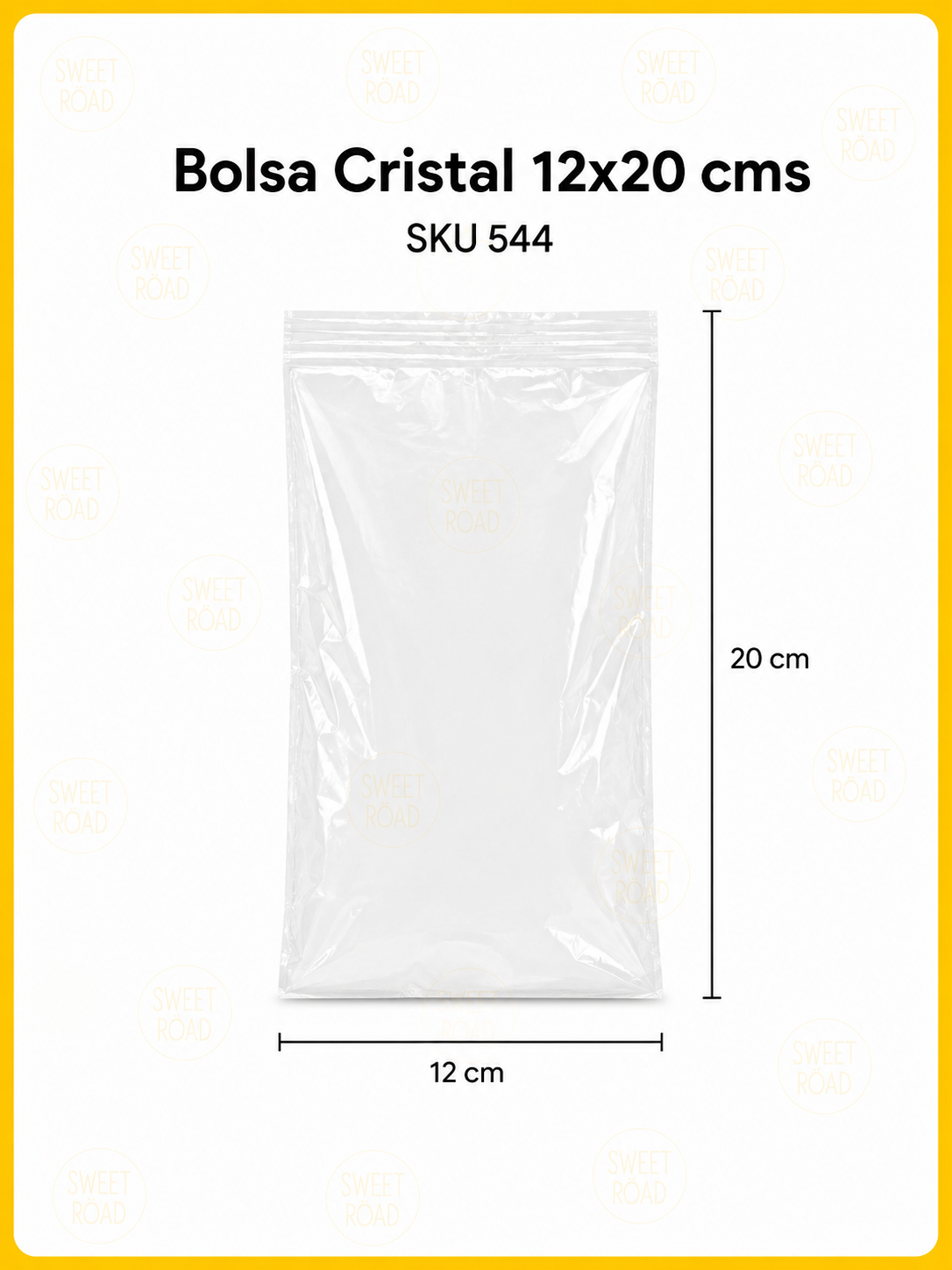Bolsa Cristal 12x20 cm