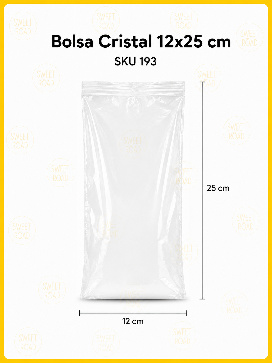 Bolsa Cristal 12x25 cm