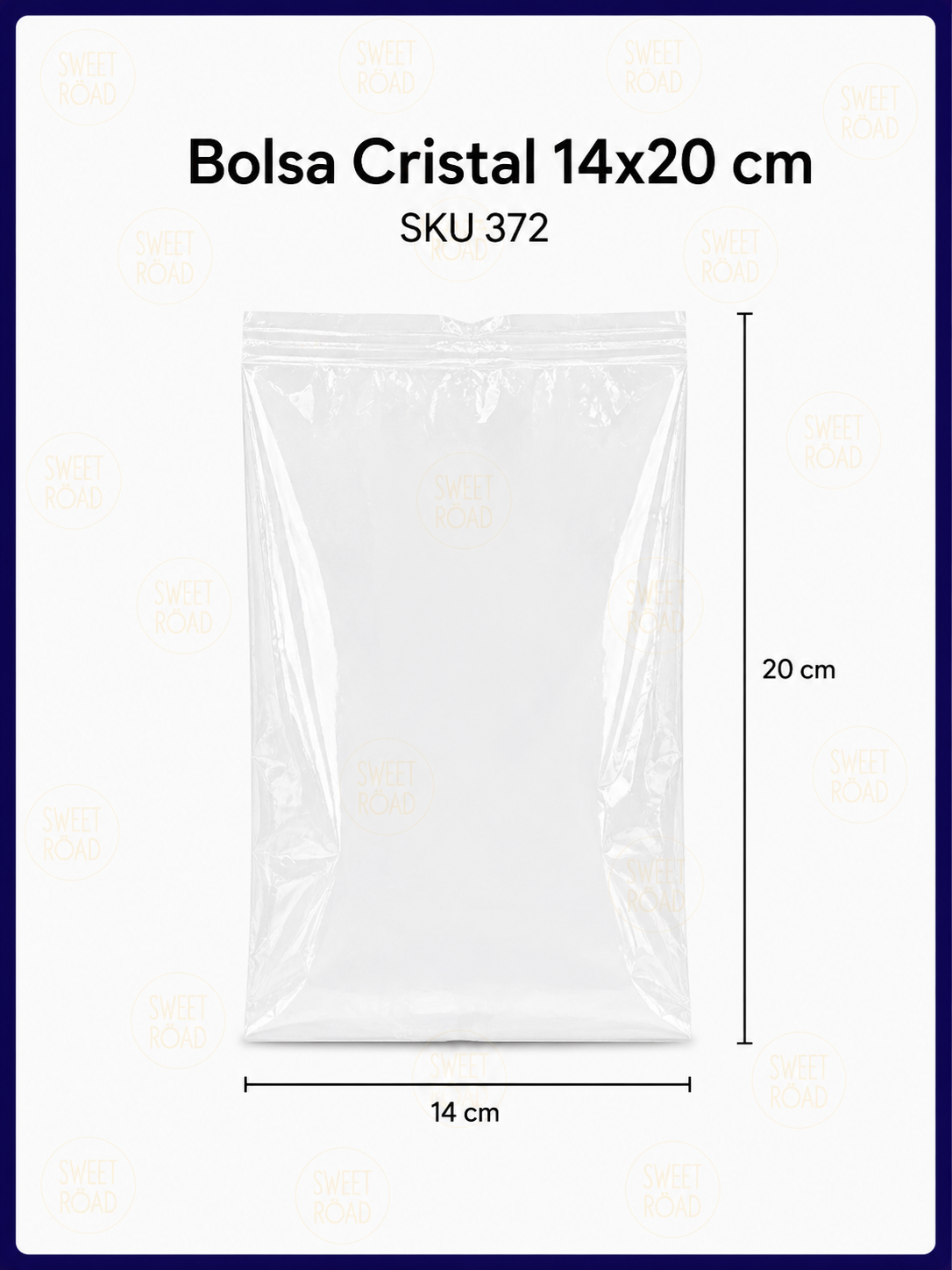 Bolsa Cristal 14x20 cm