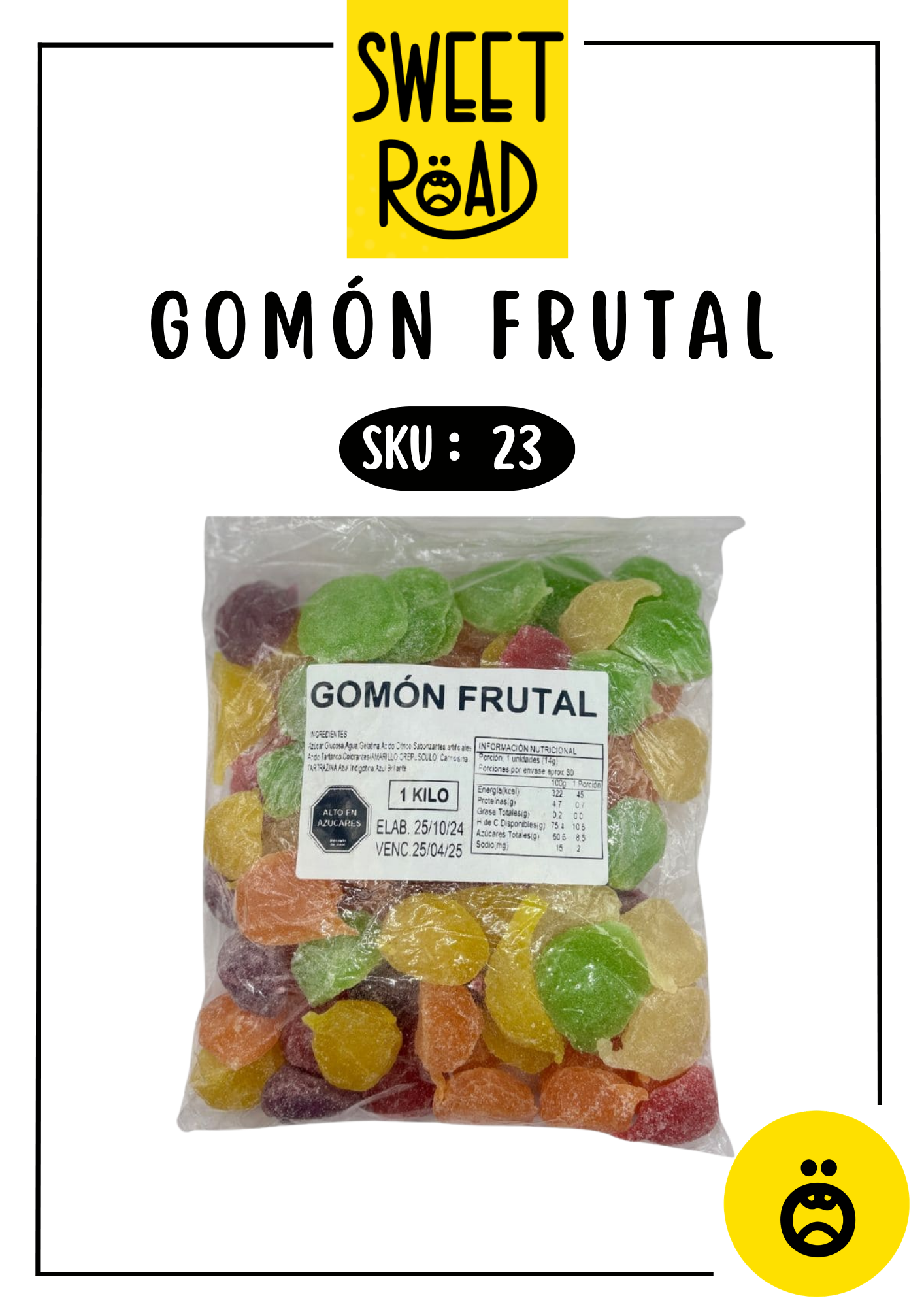Gomon Frutal 1 kilo