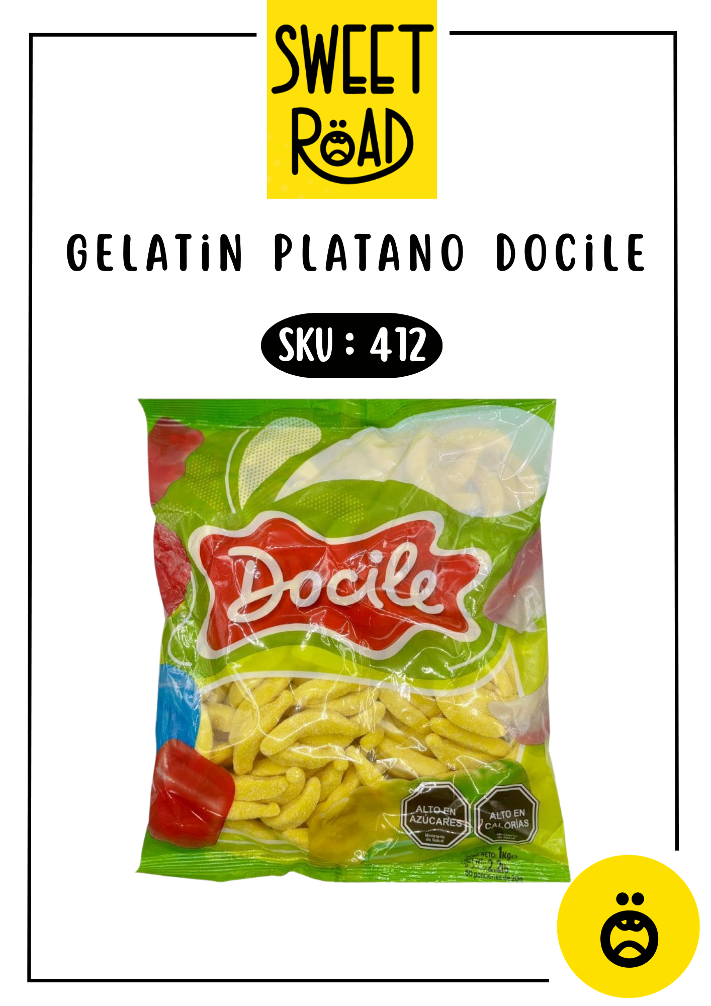 Gelatin Platano Docile 1 kilo