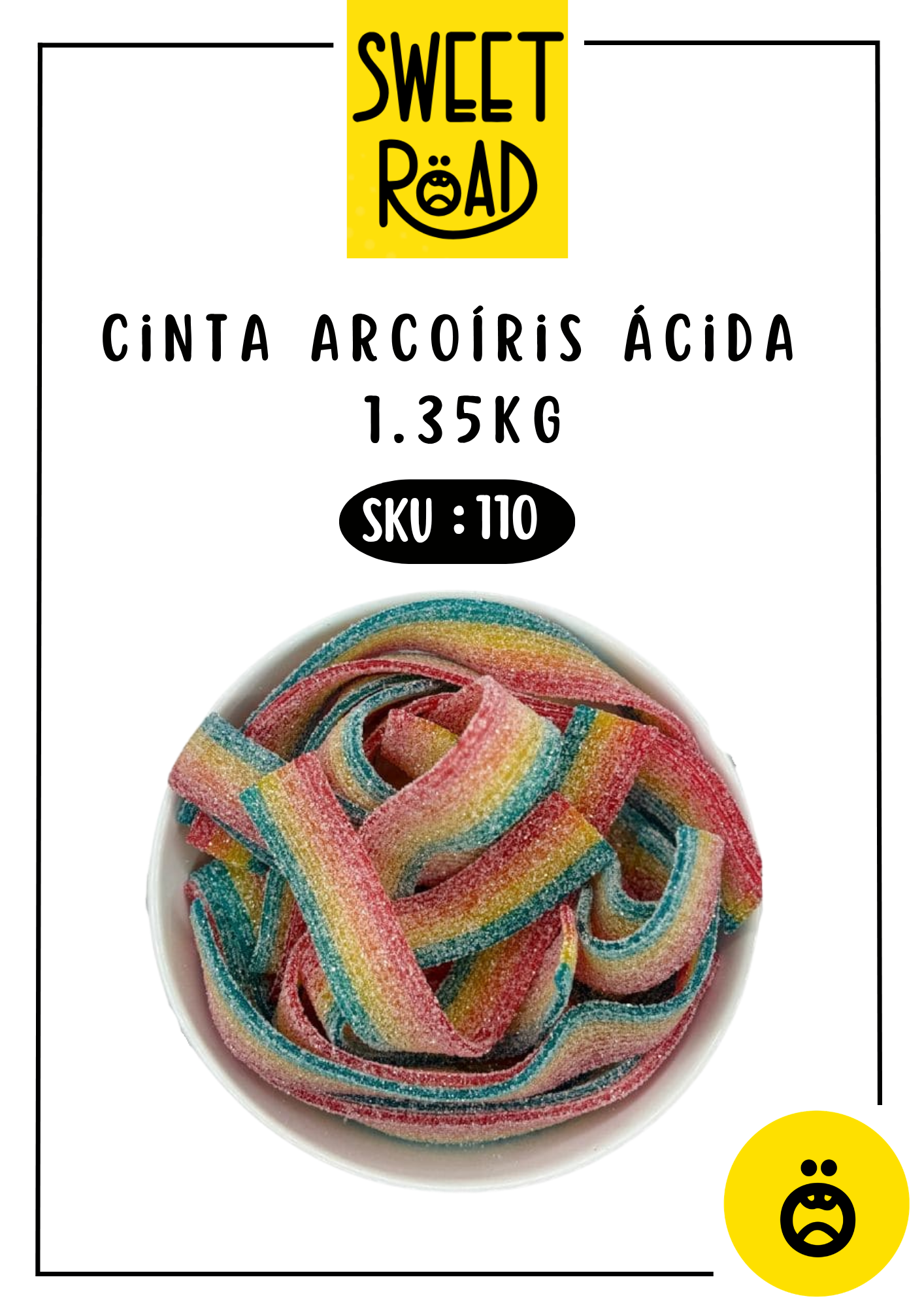 Cinta Arcoiris Acida 1.35k