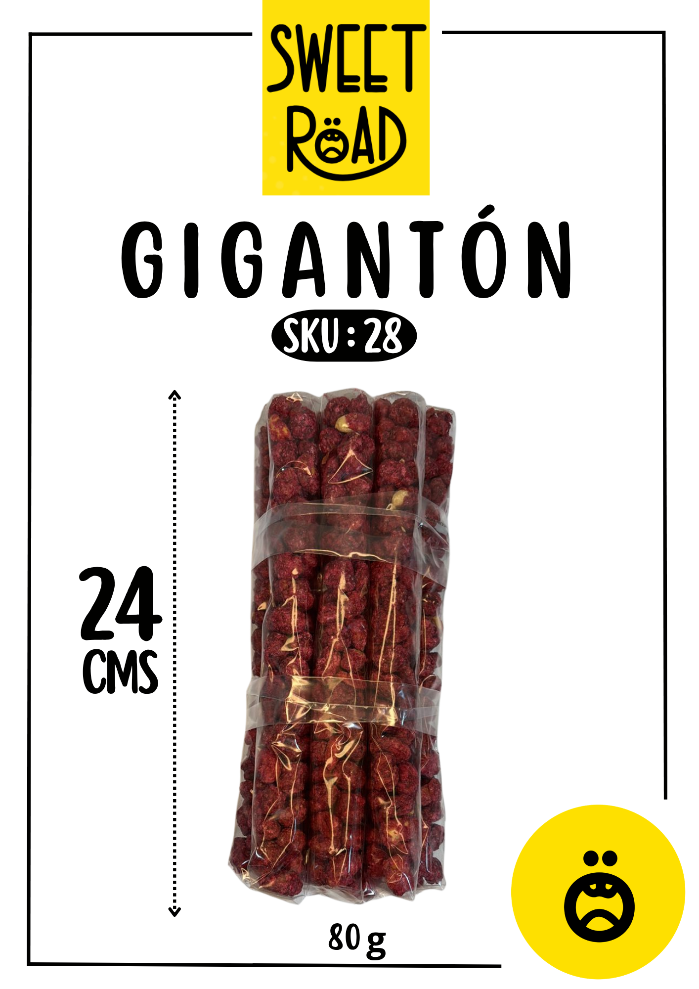 Gigantón Confitado 10u 80g