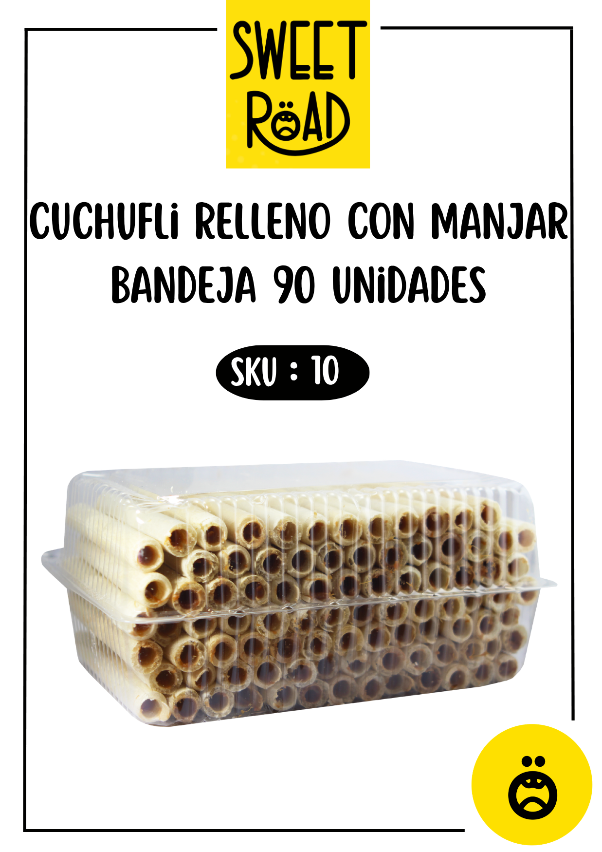 Cuchufli Simple Bandeja 90u