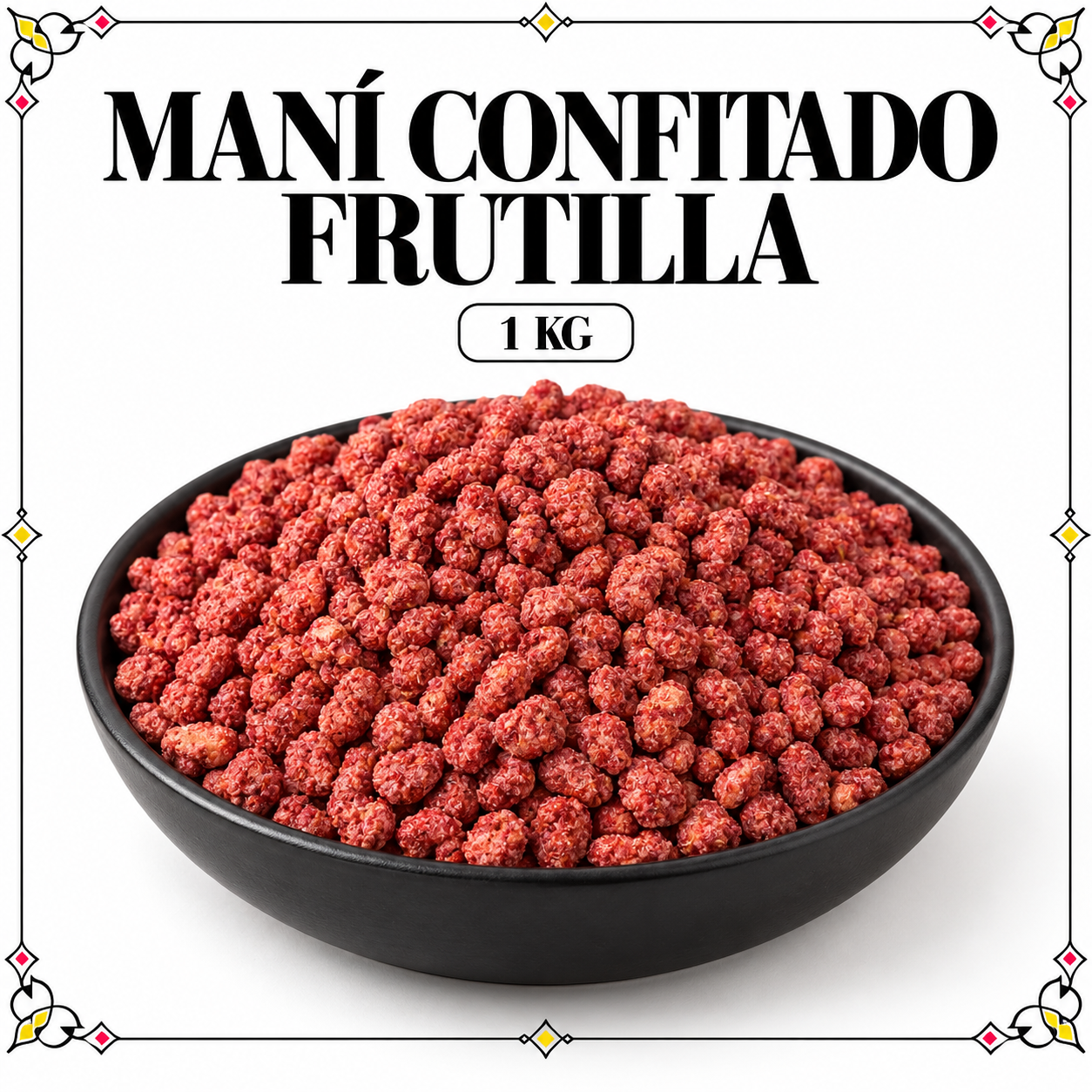 Mani Confitado Frutilla 1 kilo