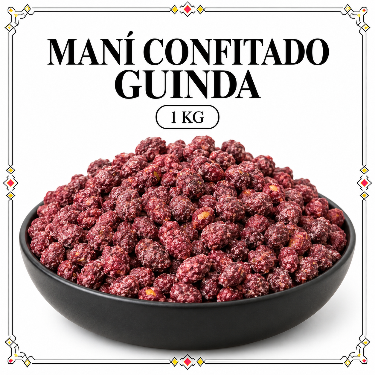 Mani Confitado Guinda 1 kilo