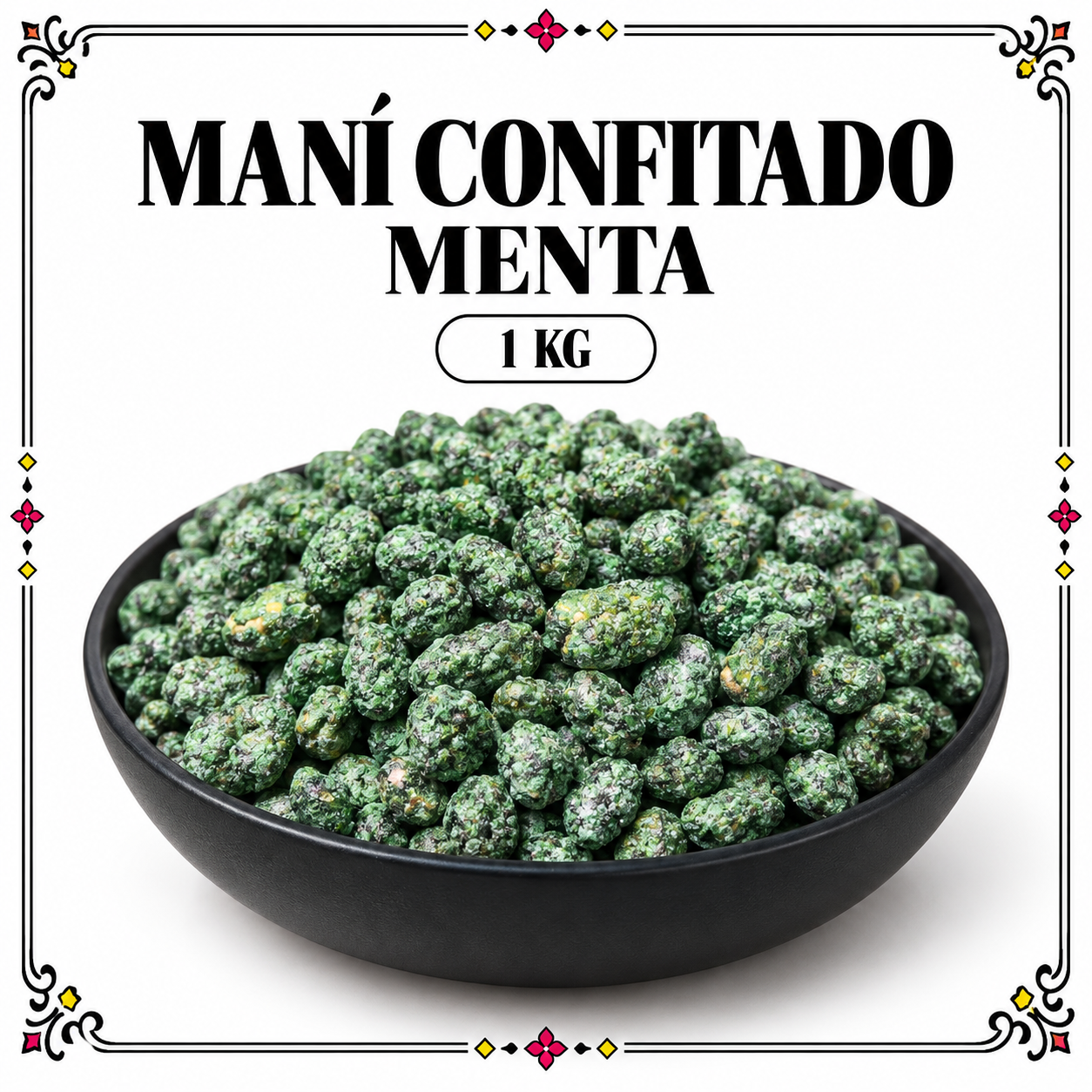 Mani Confitado Menta 1 kilo