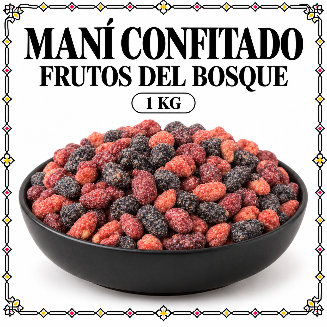 Mani Confitado Frutos del Bosque 1 kilo