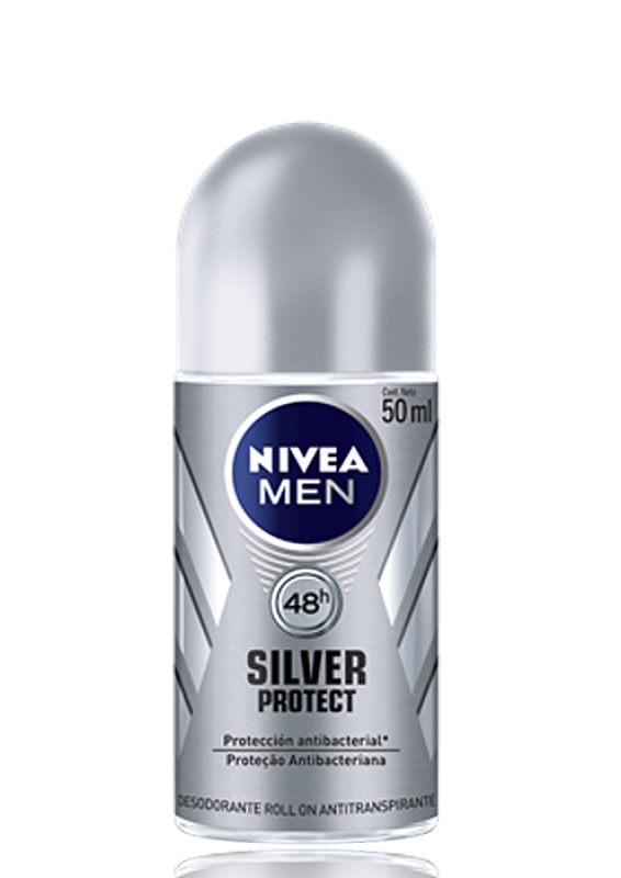 Nivea deo roll on silver protect men(12)