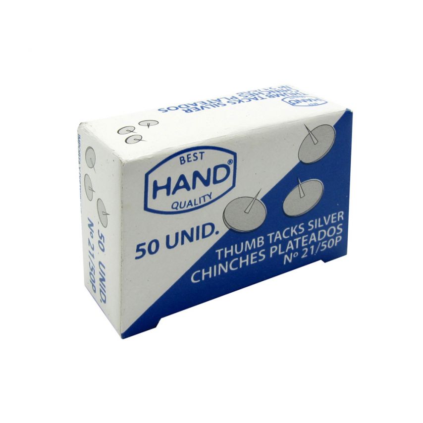 Chinches plateados x 50 u hand