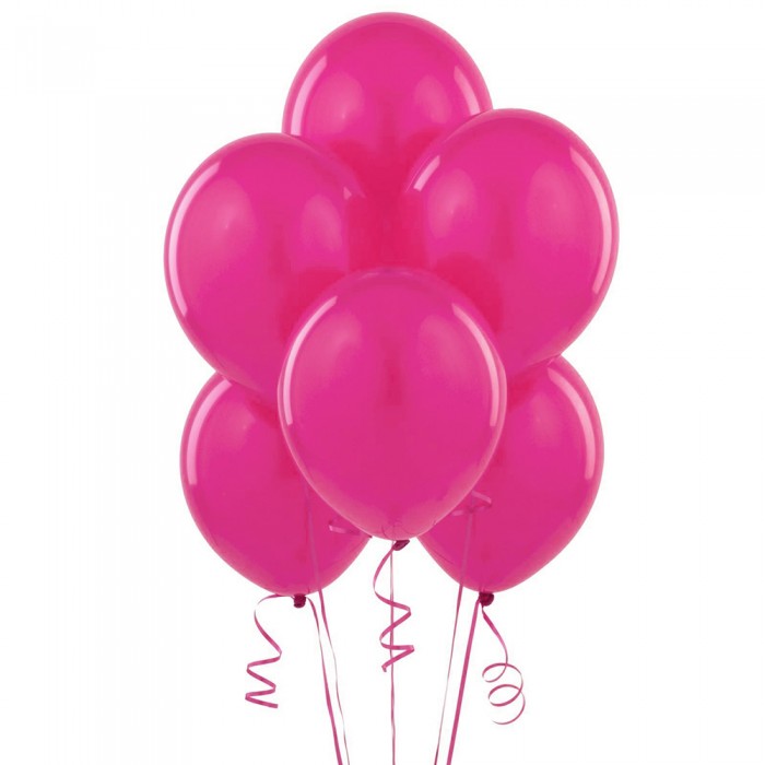 Globo 50 u. fucsia (12)