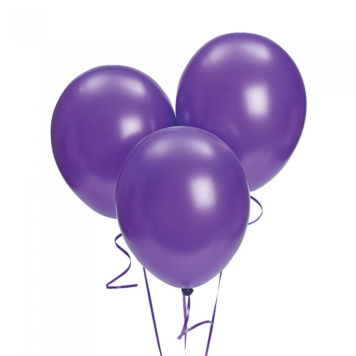 Globo 50 u. morado (12)