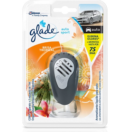 Glade Aromatizante auto sport Brisa Tropical (12)