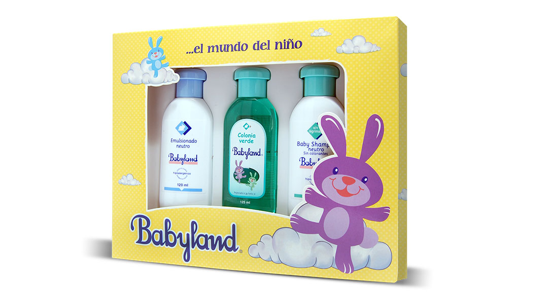 Set perfumería bebé babyland verde (4)
