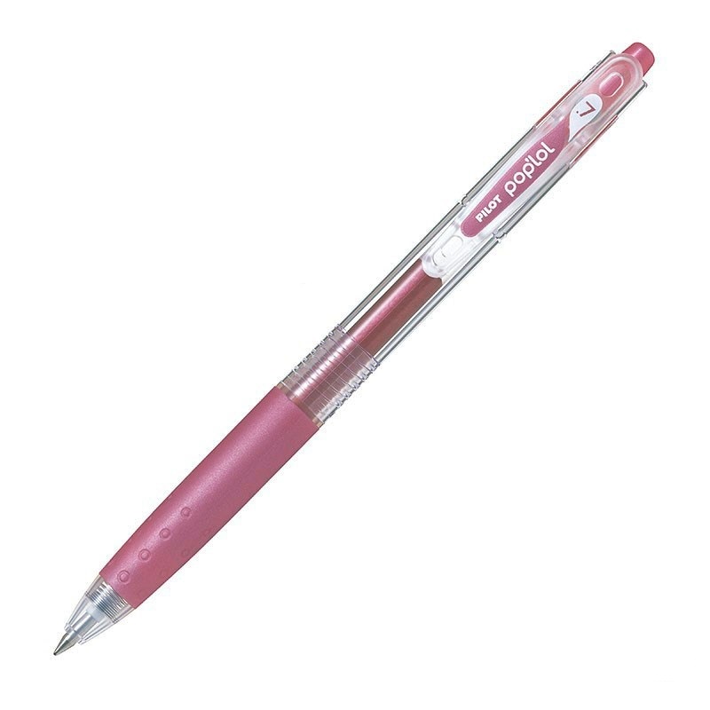 Lápiz gel retráctil Pilot Pop'lol rosado 0.7 (12)