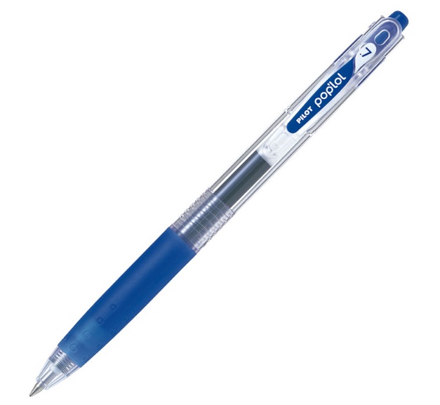 Lápiz gel retráctil Pilot Pop'lol azul 0.7 (12)