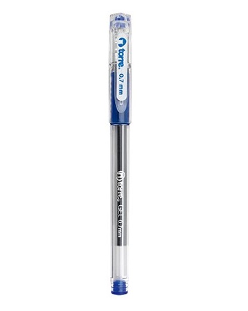 Lápiz gel torre 0.7 mm azul (12)