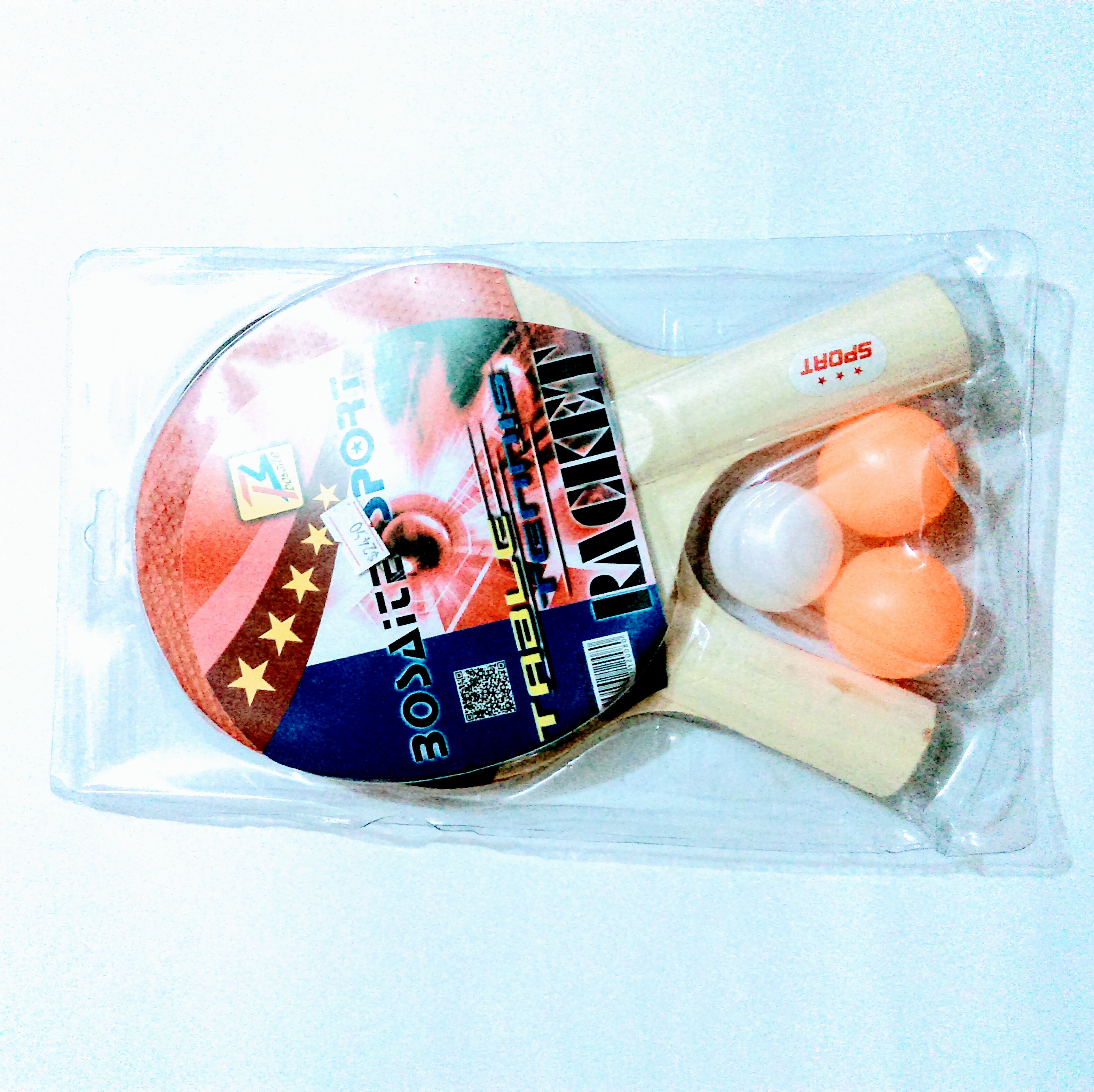 Set paletas de ping-pong+ 3 pelotas