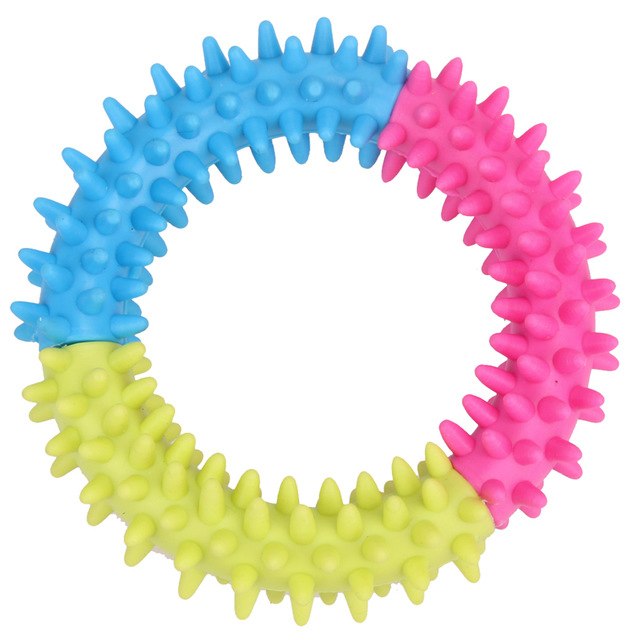 Juguete perro anillo grande color (12)