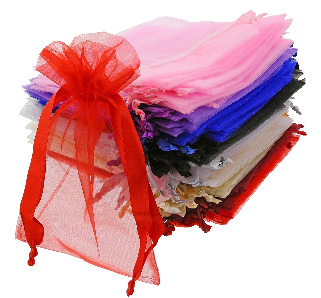 Bolsa de 5u. organza 10x15mm motarro (12)