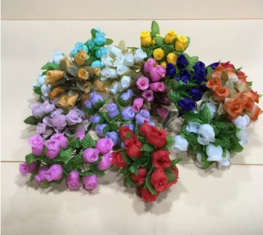 Ramo de flores besitos colores (12)